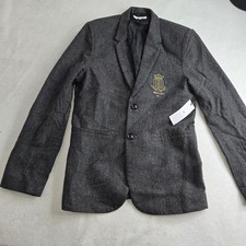 Honor The Gift Inner City 88 Blazer Jacket Uniform Coat Men's Size M Gray Gold