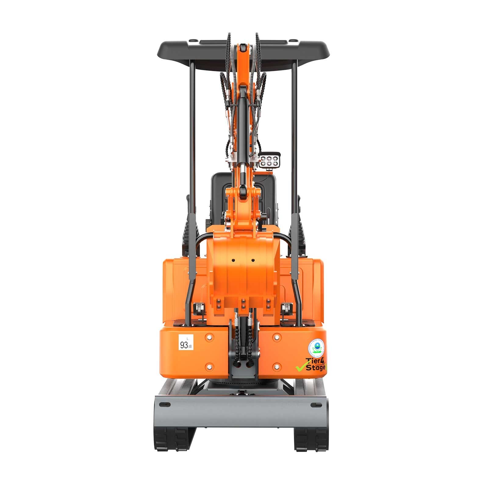 1 TON Mini Excavator 13.5 HP B&S Engine Tracked Digger Hydraulic joystick2025new