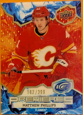 2021-22 Upper Deck Ice #208 Matthew Phillips Rookie Red Ice Premieres /399