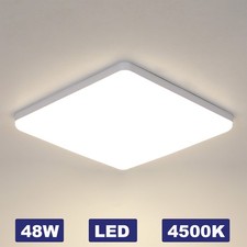 48W LED Ceiling Light 4500K Natural White Sqaure Chandeliers Room Ceiling Lamp