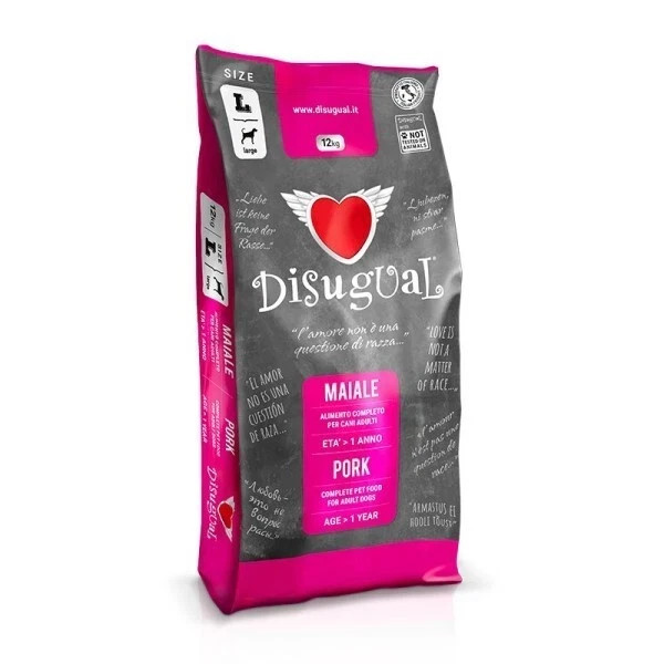 Disugual Maiale Adult Large 12kg: Stop Allergie, Solo Muscoli e Salute