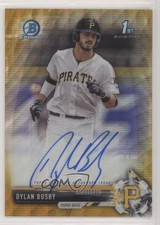 2017 Bowman Draft Chrome Pick Gold Wave Refractor 35/50 Dylan Busby Auto k0w