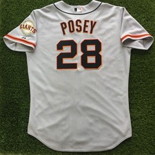 2012 Buster Posey SF Giants Majestic Authentic Jersey  48