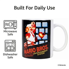Pyramid America: Super Mario Bros: NES Cover - 11oz Ceramic Mug, Licensed