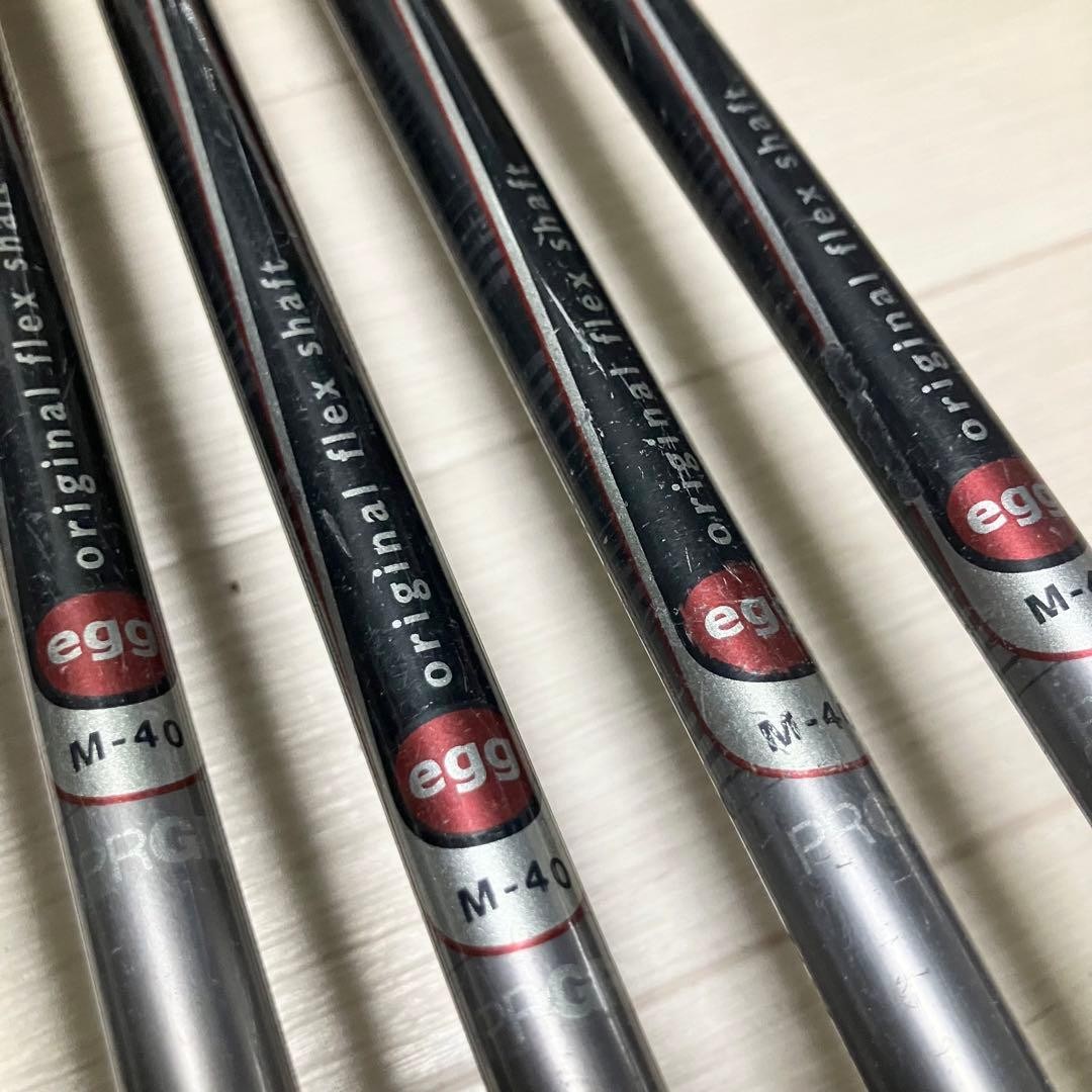 PRGR Egg II Pro Gear Iron Set 6 pcs SR Flex Carbon Shafts