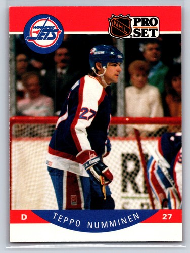 1990 Pro Set Teppo Numminen #334 card