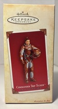 Hallmark Star Trek Enterprise 2004 Commander Trip Tucker Ornament With Box