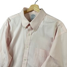 Brooks Brothers Regent Shirt Mens 18-34 Pink Supima Cotton Non-Iron Button Down