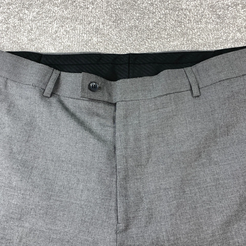 Pantalones de vestir rectos Alexander Julian colores para hombre talla W42xL30 gris informales Foto 2 de 4