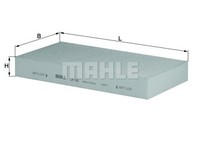 Mahle LA 180 Innenraumfilter, Frischluftfilter, Pollenfilter FüR Peugeot 405 I (