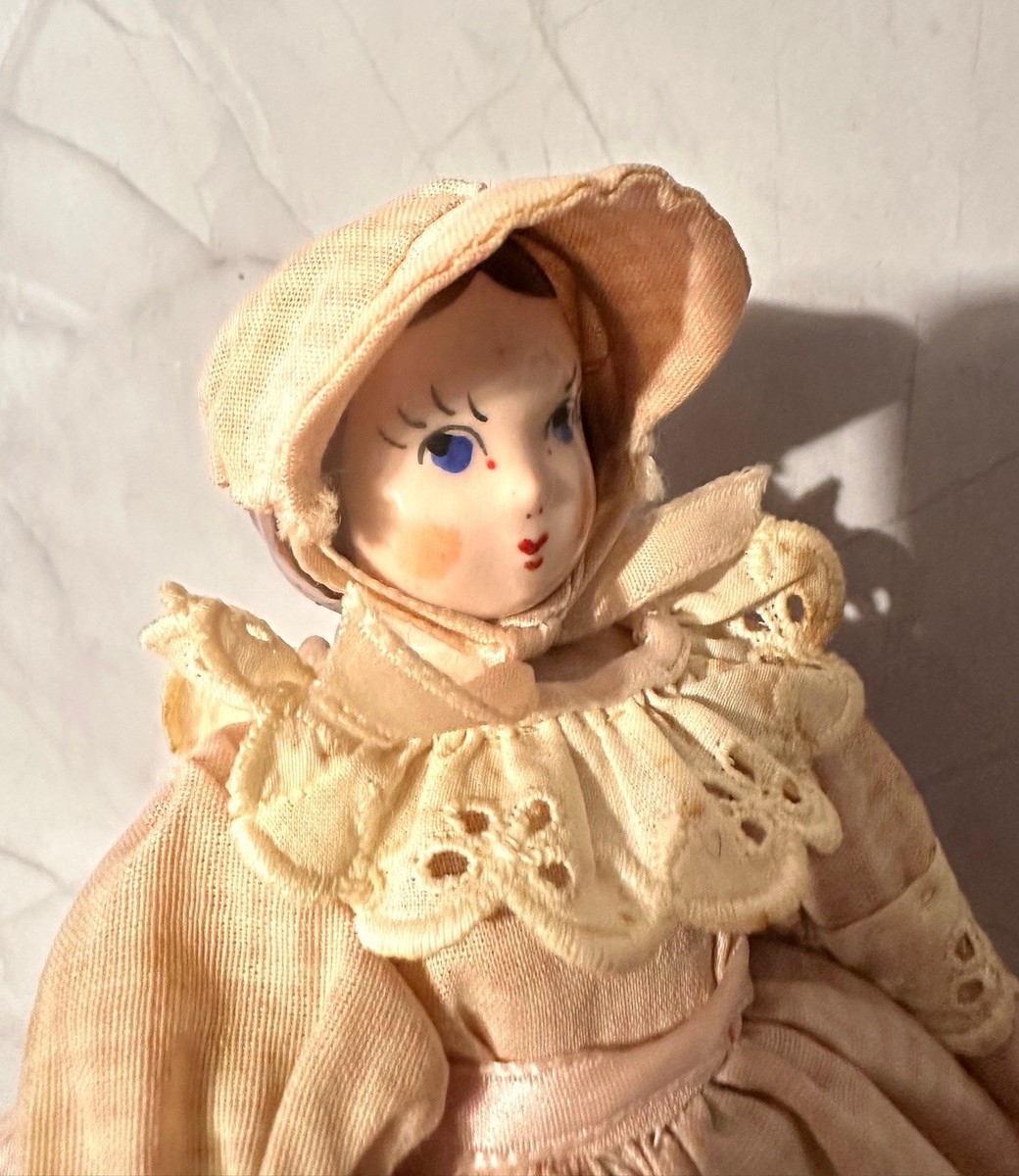 Vintage 7” Ruth Gibbs Godey's Little Lady Dolls China Head