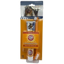 Arm  Hammer Complete Care Dog Dental Kit Toothbrush Toothpaste 2.5oz New