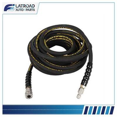 #ad 4000 PSI Pressure Washer Hose Hot Cold Water 1 4quot; Kink Wear Hose With 3 8quot; Quick $62.09