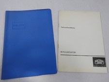 DDR Carl Zeiss Jena - Gebrauchsanleitung "IR Polarisator"