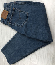 Vintage Levi's 550 Jeans Womens 12 Faded Blue Relaxed Fit Tapered Leg 2002 Y2K