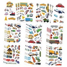 312Pcs Stickers, Cute Truck Stickers Construction Sticker Self Transportation