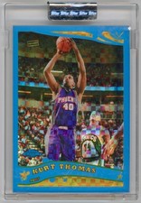 2005-06 Topps Chrome Kurt Thomas #01/90 Blue Xfractor #156 Phoenix Suns
