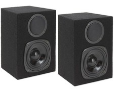 🇮🇹 CASSE STEREO MONITOR STUDIO PASSIVI ALTOPARLANTI SCAFFALE 120W X 2 🇮🇹