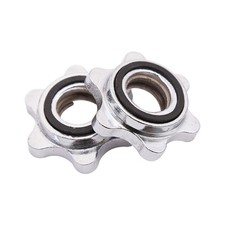 2 PCS Barbell Clamps, 25mm Quick Release Pair of Locking Barbell Collars Clam...