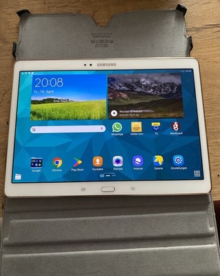 Samsung Galaxy Tab S 10.5 (SM-T800) | 10,5  AMOLED | inkl. Hülle | guter Zustand