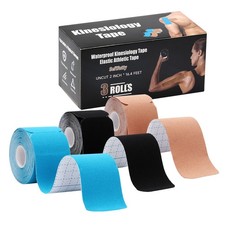3 Rolls Kinesiology Tape Elastic Sports Athletic Waterproof 2 Inch 16.4 FT 1.18 per gallon