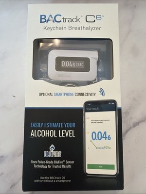 BACtrack C6 Keychain Breathalyzer | Professional - *SEALED* - Bluetooth