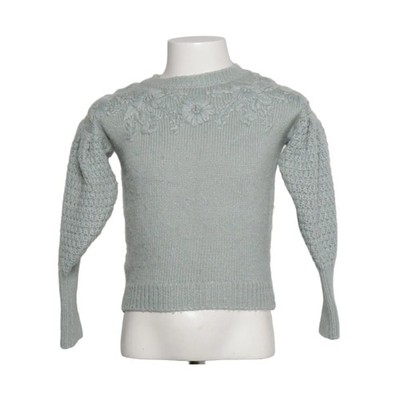 Abel & Lula, Strickpullover, Größe: 104, Grau, Acryl/Polyamid/Wolle, Blumen #mzl