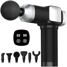 Massage Gun Deep Tissue, Portable Percussion Electric Muscle Massager for Pai...