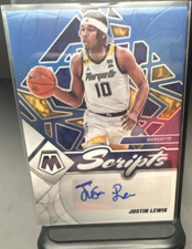 Panini 2022-23 Chronicles Draft Picks Scripts Auto Justin Lewis MS-JLE /49