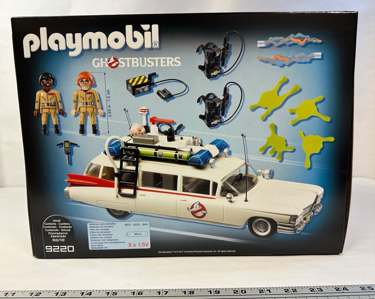 PLAYMOBIL Ghostbusters Ecto-1 (9220) with Winston and Janine - NEW