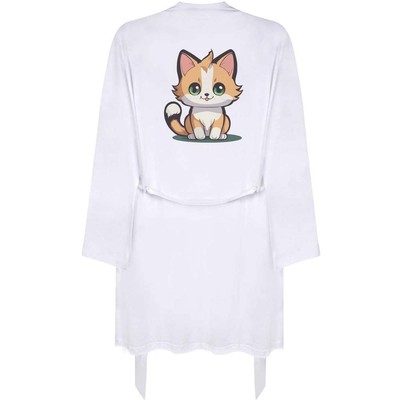 'Cute Kawaii Style Kitten' Adult Dressing Robe / Gown (RO045218)