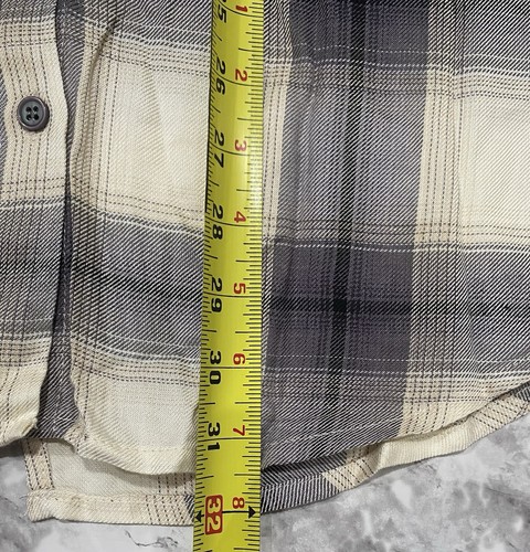 Sanctuary Langarmhemd mit Knopfleiste Damen XL kariert langarm beige - Bild 18 von 18