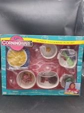 Kids CORNINGWARE 19pc Cookware Playset NIB 1999