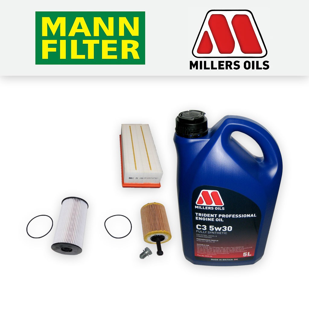 SERVICE KIT for VW TOURAN (1T1) 1.9 TDI OIL AIR FUEL FILTERS +LL OIL (2005-2010)