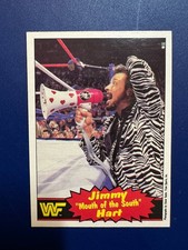 1985 OPC O-Pee-Chee WWF WWE 41 Jimmy “Mouth of the South” Hart NM/Mint RC Rookie