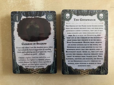Warhammer Underworlds / The Grymwatch - Karten Neu/OVP Englisch