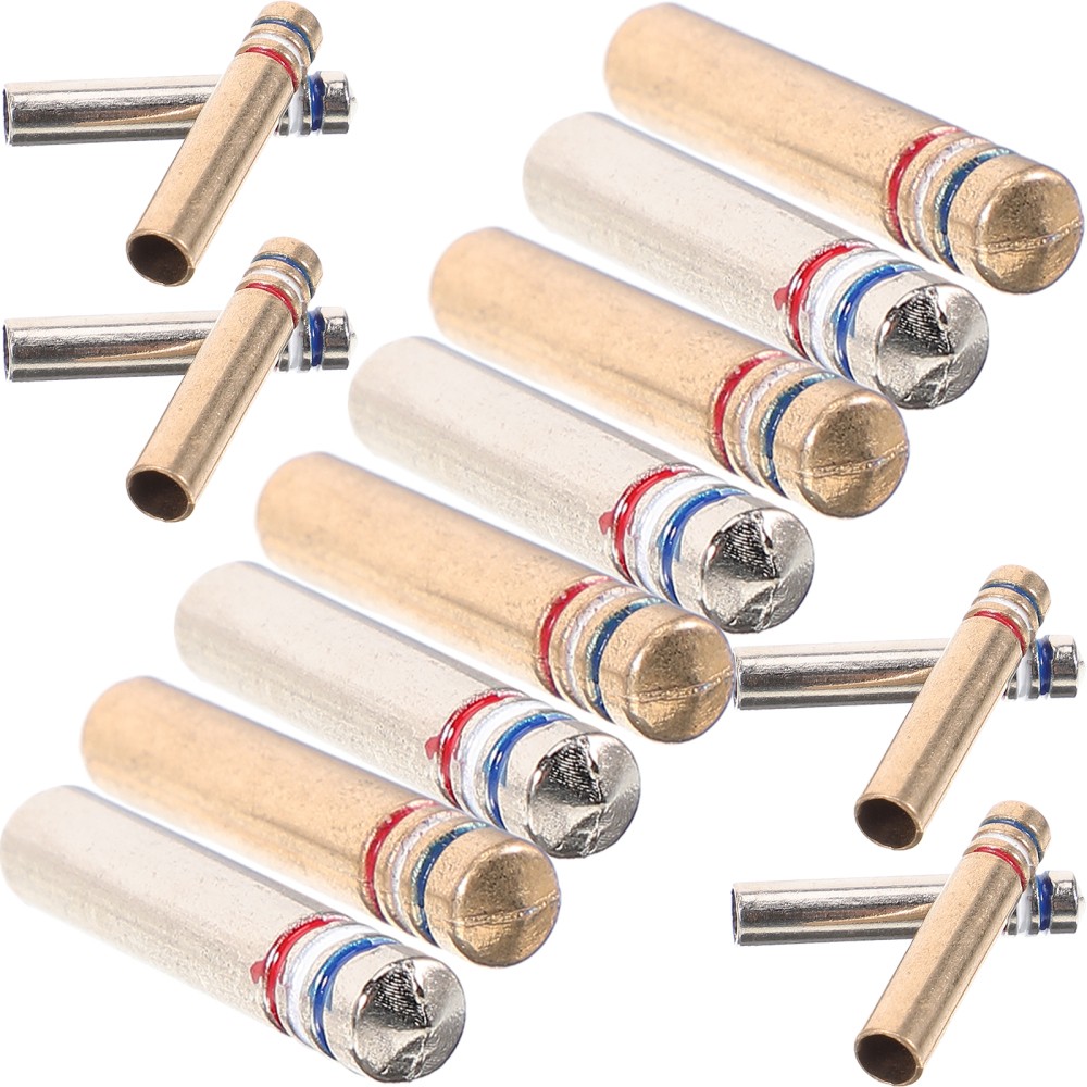 APL 40 Pezzi Campana in Metallo Testa di Rame Terminali per Scarpe Corde Punta Tappo