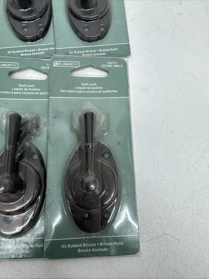 9 Liberty Sash Lock bronce frotado con aceite nuevo 125117 Foto 2 de 4