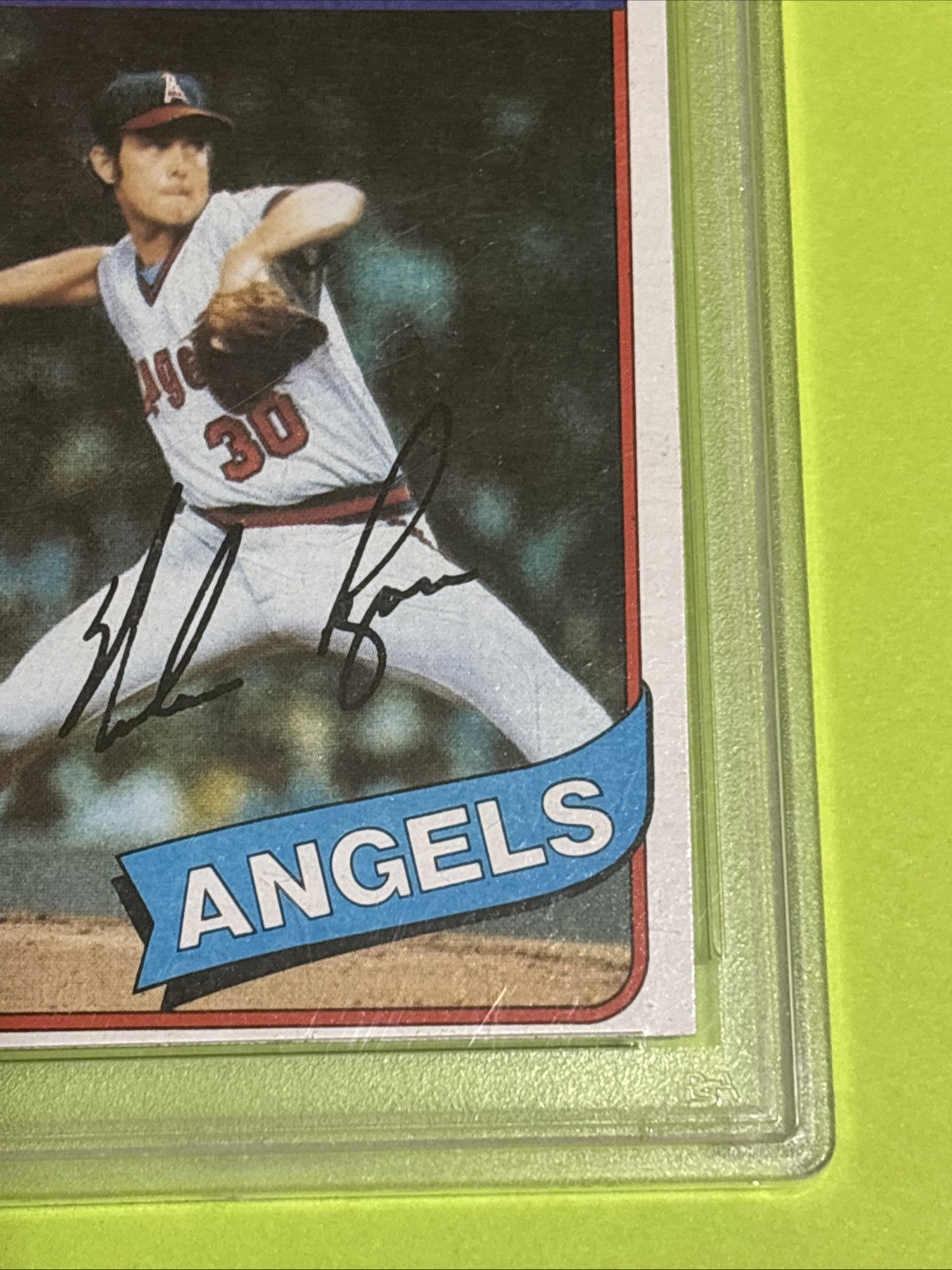 1980 Topps - Nolan Ryan #580 Psa 4 Angels Hall Of Fame Pitcher Nice card For A 4 view 5