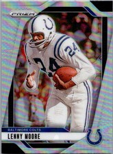 2024 Panini Prizm #296 Lenny Moore Autographs Silver Prizm