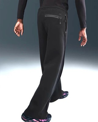 Nike Tech Men's Fleece Opem Hem Pants HV6541 010 | eBay