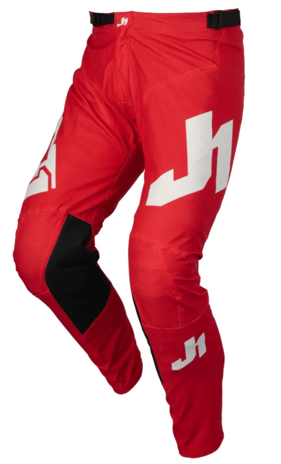 JUST1 J-ESSENTIAL LIGHT MX MOTOCROSS PANTS RED SIZE EU 38 USA 22