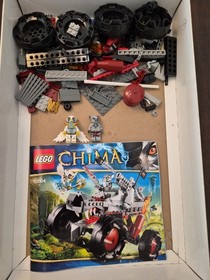 LEGO Legends of CHIMA: Wakz' Pack Tracker (70004) Complete Build + 2 Minifigs