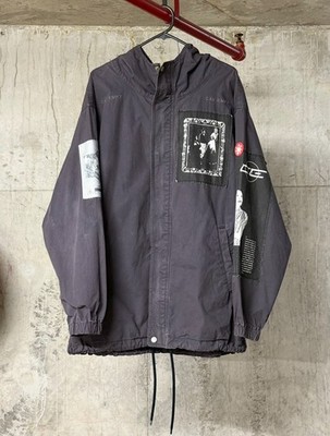 Cav Empt C.E SS22 Patched Zip Up Hooded Jacket