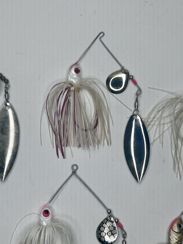 Lot of 9 Vtg Spinner Bait Fishing Lure Willow Blade Beater Mix EUC | eBay