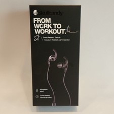 Skullcandy From Work To Workout Sweat Resistant Earbuds NEVER USED