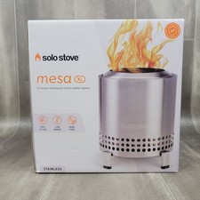 SOLO STOVE MESA XL 7" Portable Tabletop Fire Pit Stove Stainless NIB