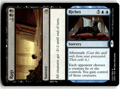 Rags // Riches Amonkhet Regular MTG NM