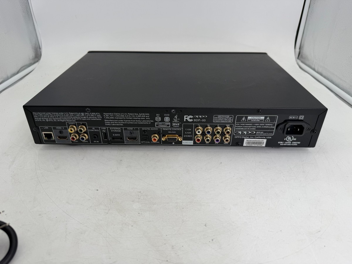 Oppo BDP-93 3D Blu-ray Player for sale online | eBay