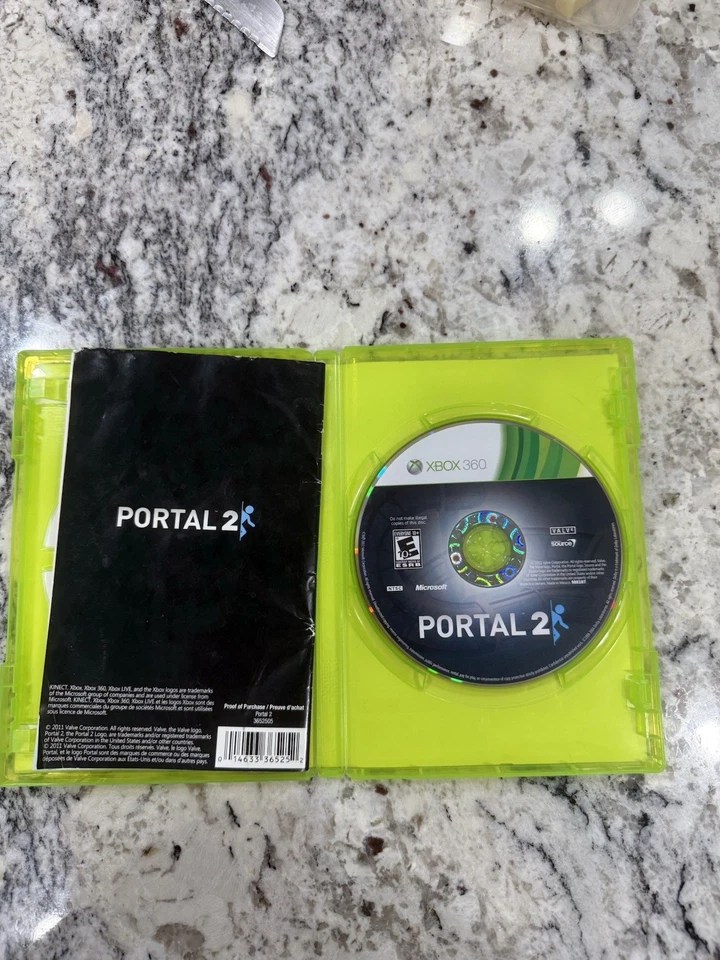 Portal 2 (Microsoft Xbox 360, 2011) CIB Complete | TESTED - Image 4 of 4